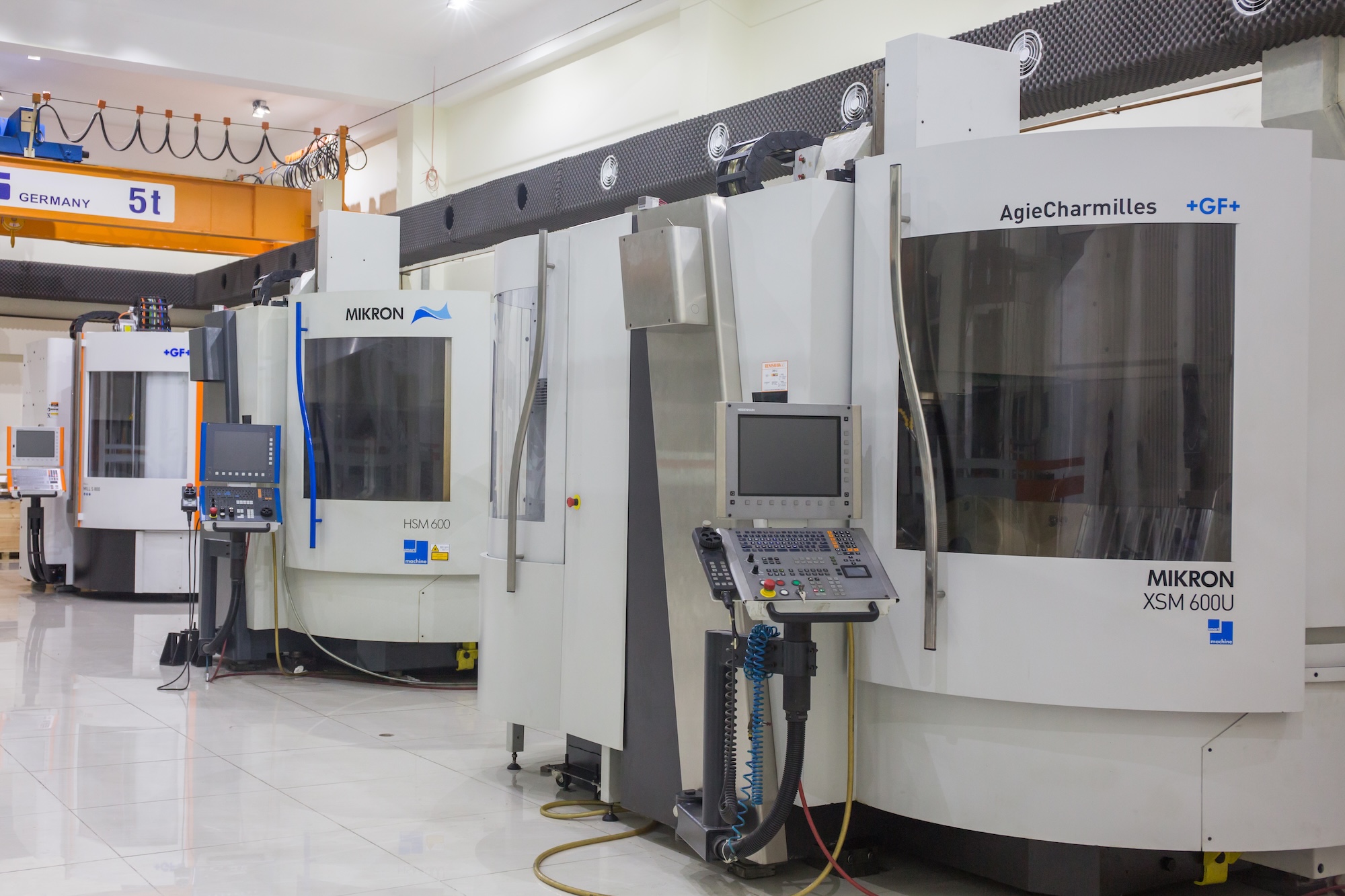 Mikron CNC machining workshop